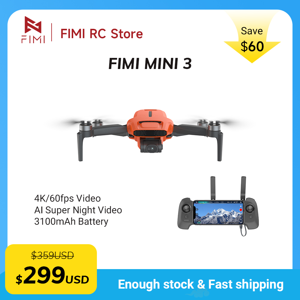 Drone Camera With Gimbal - FIMI MINI 3 Drone con Telecamera