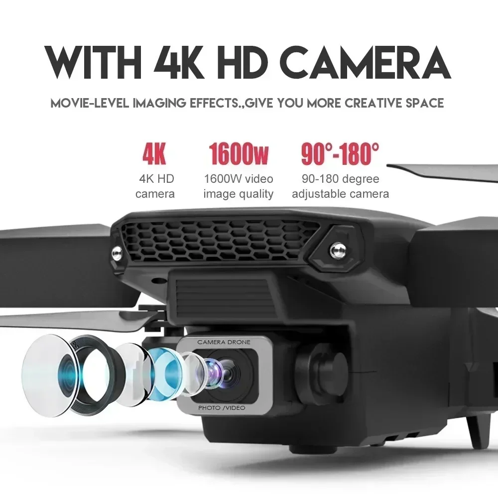 E88 Pro WIFI FPV Drone grandan - Drone Camera Wide Angle recensione e prezzo