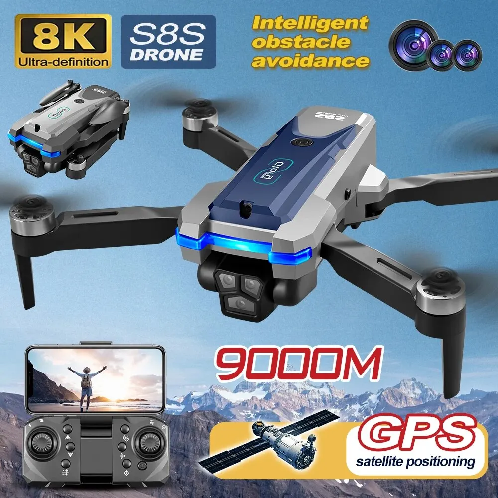S8S GPS Drone 5G Wifi 8K HD Du - Drone Camera Wide Angle recensione e prezzo